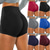 cheap Yoga Shorts &amp; Bikers-Women's Running Shorts Compression Shorts Gym Shorts with Phone Pocket Jogging Training Running Bottoms Solid Colored Black Dark Blue Grey Fall Sports Activewear Stretchy Regular Fit