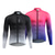 cheap Cycling Jerseys-WOSAWE Men&#039;s Long Sleeve Cycling Jersey Gradient Bike Jersey Top Road Bike Cycling Black White Red Blue Polyester Breathable Quick Dry Reflective Strips Sports Clothing Apparel / Athletic