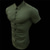 billige Casual T-shirts til mænd-muskel mænd fitness kortærmet revers skjorte elastisk tyndt snit ensfarvet sport casual cardigan business strygefri skjorte tidevand