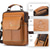 cheap Men&#039;s Bags-Men&#039;s Sling Shoulder Bag Crossbody Bag Shoulder Bag Cowhide Daily Zipper Vintage Black Brown