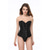 billige Rokoko-Rokoko Overbustkorsett Maskerade Overbustkorsett Store størrelser Cosplay Store størrelser Jacquard Midjekontroll Dytt opp Kostyme Dame Maskerade Fest Karneval i Venezia Voksne Korsett