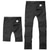 Недорогие Походные брюки и шорты-мужские брюки для походов черные брюки брюки-трансформеры однотонные летние на открытом воздухе непромокаемые дышащие быстросохнущие влагоотводящие нейлоновые брюки брюки-трансформеры низ черный армейский