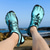 olcso Lábbelik és kiegészítők-Uniszex Túracipők Vízi cipő Mezítlábas Cipők rezgéscsillapító Légáteresztő Könnyű Kényelmes Szörfözés Mászás csónakázás Lélegző háló Nyár Fekete Égszínkék Tengerészkék