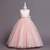 cheap Flower Girl&#039;s Dresses-Kids Girls&#039; Flower Girl Dress Party Dress Solid Color Flower Sleeveless Performance Wedding Party Tie Knot Elegant Princess Polyester Maxi Tulle Dress Summer Spring 3-12 Years Pink Wine Royal Blue