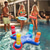 cheap Outdoor Fun &amp; Sports-Pool Floats,Pool Floats Toys Games Set - Floating Basketball Hoop Inflatable Cross Ring Toss Pool Game Toys for Teenagers Adults Swimming Pool Water Game,Inflatable for PoolCandy