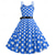 baratos Vestidos-Bolinhas Anos 50 vestido de férias Vestidos Baile de Máscara Listrado Poá Mulheres Baile de Máscaras Festa / Noite Festa de Solteira Adulto Vestido Vestidos de baile