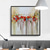 cheap Floral/Botanical Paintings-Oil Painting Hand Painted Square Still Life Floral / Botanical Modern Stretched Canvas