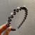 cheap Accessories-1 Pc Fashion Thin Headbands with Teeth Rhinestone Comb Headband Flower Wave Rhinestone Headbands Hair Clip Plastic Tooth Comb Headbands and Hair Bun Holders  Wavy Hairbands