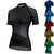 abordables Maillots de mujer-Mujer Maillot de Ciclismo A Lunares Estampado Manga Corta Bicicleta Maillot Camiseta con 3 bolsillos traseros MTB Bicicleta Montaña Ciclismo Carretera Secado rápido Suave Bandas Reflectantes Bolsillo