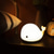 abordables Veilleuses pour chambre d&#039;enfant-Mignon baleine veilleuse tactile changement de couleur atmosphère lampe de nuit chambre décoration de la maison enfants cadeau d&#039;anniversaire usb rechargeable