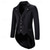 billiga Outfits-Set med svansrock smokin rock pirat ruffle skjortor 2 PCS mäns Ebenezer Scrooge elf punk gotisk medeltida 1700-tals utstyrslar smokin trench coat kostym karneval event fest jul