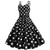 baratos Vestidos-Bolinhas Anos 50 vestido de férias Vestidos Baile de Máscara Listrado Poá Mulheres Baile de Máscaras Festa / Noite Festa de Solteira Adulto Vestido Vestidos de baile