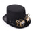 olcso Öltözetek-Szett Steampunk Díszkabáttal Magas Derekú Nadrág Cylinderekkel Retro Középkori Kabát Dzseki Külsőruha Egyenes Szárú Nadrág Öltözékek Férfi Ebenezer Scrooge Tündér Jelmez Álarcosbál Karácsonyi Parti