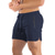 זול מכנסי ריצה-מכנסי ריצה קצרים לגברים מכנסיים קצרים אתלטיים תחתונים ספורטיבי מפוצל שרוך כושר אימון ריצה חוף אימון אקטיבי ריצה נושם קל משקל רך ספורט כחול כהה