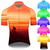 cheap Cycling Jerseys-21Grams® Men&#039;s Cycling Jersey Short Sleeve Mountain Bike MTB Road Bike Cycling Graphic Gradient 3D Jersey Shirt Green Purple Yellow Cycling Breathable Ultraviolet Resistant Sports Clothing Apparel