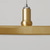 billiga Linjedesign-led taklampa ö ljus modern guld för matsal 70/100cm koppar matsal dekorationsljus 3/5 lamphållare e27 justerbar