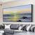 cheap Landscape Paintings-Oil Painting Handmade Hand Painted Wall Art Modern Abstract Sunrise Seascape Seasore Landscape Home Decoration Decor Rolled Canvas No Frame Unstretched