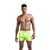 billiga Joggingshorts-Herr Gymshorts Shorts Underdelar Solid färg Snabb tork Fluorescens + Grön Vit Svart Kläder Kläder Kondition Löpning Träna Joggning / Microelastisk