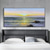 cheap Landscape Paintings-Oil Painting Handmade Hand Painted Wall Art Modern Abstract Sunrise Seascape Seasore Landscape Home Decoration Decor Rolled Canvas No Frame Unstretched