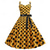 baratos Vestidos-Bolinhas Anos 50 vestido de férias Vestidos Baile de Máscara Listrado Poá Mulheres Baile de Máscaras Festa / Noite Festa de Solteira Adulto Vestido Vestidos de baile