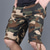 cheap Hiking Trousers &amp; Shorts-Men&#039;s Cargo Shorts Hiking Shorts Military Summer Outdoor Ripstop Breathable Quick Dry Lightweight Shorts Bottoms Green camouflage Black camouflage Climbing Camping / Hiking / Caving Traveling 29 30