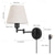 abordables Apliques de pared para interior-Lámpara de pared con brazo oscilante para interiores, lámpara led para sala de estar, dormitorio, dormitorio de hotel, luz de noche, luz de pared para pasillo, dormitorio, sala de estar, 85-265v