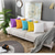 cheap Textured Throw Pillows-Decorative Toss Pillows Corduroy Pillow Cushion Cover Bedside Sofa Back Cushion Office Lumbar Solid Color Pillow Cover Without Core Pink Blue Sage Green Purple Yellow