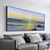 cheap Landscape Paintings-Oil Painting Handmade Hand Painted Wall Art Modern Abstract Sunrise Seascape Seasore Landscape Home Decoration Decor Rolled Canvas No Frame Unstretched