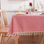 billige hjem-våningshus duk bomull lin rektangel duker for kjøkkenet servering, fest, ferie, buffé ferie familie sammenkomst