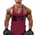 cheap Running Tops-Men&#039;s Sleeveless Running Tank Top Racerback Tee Tshirt Top Athletic Breathable Quick Dry Moisture Wicking Gym Workout Running Active Training Jogging Exercise Sportswear White Black Yellow Burgundy