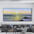 cheap Landscape Paintings-Oil Painting Handmade Hand Painted Wall Art Modern Abstract Sunrise Seascape Seasore Landscape Home Decoration Decor Rolled Canvas No Frame Unstretched