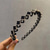 cheap Accessories-1 Pc Fashion Thin Headbands with Teeth Rhinestone Comb Headband Flower Wave Rhinestone Headbands Hair Clip Plastic Tooth Comb Headbands and Hair Bun Holders  Wavy Hairbands