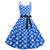 baratos Vestidos-Bolinhas Anos 50 vestido de férias Vestidos Baile de Máscara Listrado Poá Mulheres Baile de Máscaras Festa / Noite Festa de Solteira Adulto Vestido Vestidos de baile