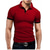 abordables polo clásico-Hombre Camiseta Camisas de polo Camiseta de golf Camiseta Al aire libre Transpirable Ligero Suave Cómodo Rojo tinto Negro con azul Negro con rojo Pesca Escalada Corriendo