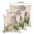 cheap Floral &amp; Plants Style-Set of 5 Decorative Pillow Covers for Couch, Sofa, or Bed Modern Quality Design Leaves Floral Country Cotton / Faux Linen Throw Pillow Cover for Sofa Couch Bed Chair