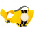 cheap Lifejackets-summer cute animal shape small bee dog life jacket medium small dog swimming suit pet clothes manufacturer