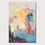 cheap Abstract Paintings-Handmade Oil Painting CanvasWall Art Decoration Abstract Knife Painting Landscape Blue For Home Decor Rolled Frameless Unstretched Painting