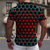 billiga Grafisk polo-Herr POLO Shirt Golftröja 3D Print Nedvikt Rubinrött Blå Purpur Orange Grön 3D-tryck Utomhus Gata Kort ärm Dragkedja Mönster Kläder Mode Designer Ledigt Andningsfunktion