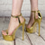 cheap Dress Sandals-Women&#039;s Heels Sandals Stilettos Platform Sandals Ankle Strap Heels Party Daily Solid Colored Summer Buckle High Heel Open Toe Sweet Patent Leather Lace-up Silver Gold
