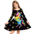 cheap Party Dresses-Kids Little Girls&#039; Dress Unicorn Animal A Line Dress Daily Holiday Vacation Print Black Above Knee Long Sleeve Casual Cute Sweet Dresses Fall Spring Regular Fit 3-10 Years