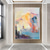 cheap Abstract Paintings-Handmade Oil Painting CanvasWall Art Decoration Abstract Knife Painting Landscape Blue For Home Decor Rolled Frameless Unstretched Painting