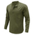 billiga fritidsskjortor för män-bomullslinneskjorta herr vandringsskjorta / button down skjortor henley skjorta långärmad sweatshirt skjorta utomhus andas snabbtorkande lätt svetttransporterande höst / höst vår ljusblå armygrön