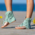 ieftine Sandale de vacanță-sandale gladiator de damă din piele intoarsa galbena cu siret cu design perforat, ideale pentru iesiri de vara si vacante la plaja