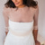 voordelige Bruiloftsomslagen-Dames Wrap Bolero Voiles  Sheers Bruid Zonnebescherming 3/4 Lengte Mouwen Tulle Bruiloft Wraps Met Bandage Voor Bruiloft Alle Seizoenen jurk om indruk te maken
