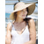preiswerte Kleidung Accessoires-Damen-UPF 50+ breite Krempe, aufrollbarer Stroh-Sonnenhut, Sonnenblende, Pferdeschwanz, Sommer, Strandhut, UV-UPF, verstaubar, faltbar, für Reisen