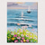 cheap Landscape Paintings-Handmade Oil Painting CanvasWall Art Decoration Abstract Knife Painting Landscape Flowers For Home Decor Rolled Frameless Unstretched Painting
