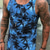 cheap Men&#039;s Graphic Tshirt-Men&#039;s Tank Top Vest Designer Classic Hawaiian Summer Sleeveless Black And White Navy-blue Blue Graphic Leaves Print Crew Neck Daily Sports Print Clothing Clothes Designer Classic Hawaiian