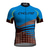 baratos Conjuntos de Roupa de Homem-Homens Camisa com Bermuda Bretelle Manga Curta Ciclismo de Montanha Ciclismo de Estrada Verão Primavera Branco Vermelho Azul Poá Moto Tapete 3D Secagem Rápida Bolso Traseiro Pavio Humido Respirável