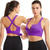 cheap Plain Tank-Women's High Support Sports Bra Running Bra Cross Back Zip Front Bra Top Padded Yoga Fitness Gym Workout Adjustable Breathable Quick Dry Black White Solid Color