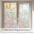 cheap Window Films-Window Privacy Film, Rainbow Window Film, Removable Stained Glass Sticker, Heat Control Window Cling for Decor, Silver